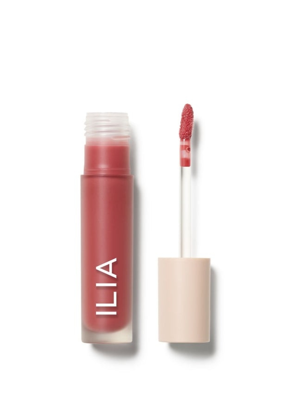 Ilia Overglaze Hydrating Lip Gloss Mauve Enamel pink 24hr Smoothing Plumping